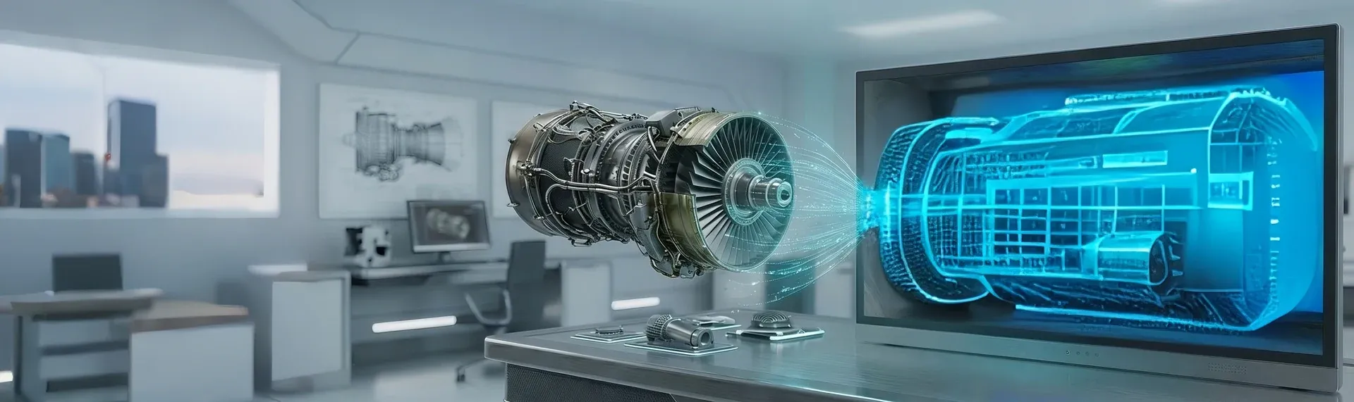 Spatial 3D industrial inspection display