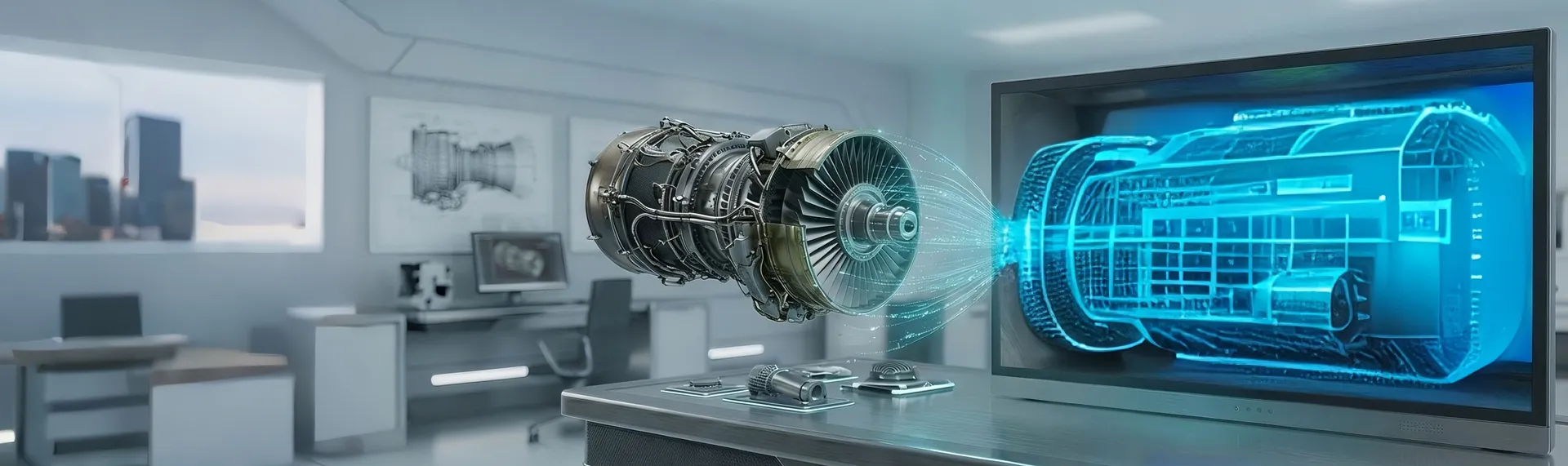 Spatial 3D industrial inspection display