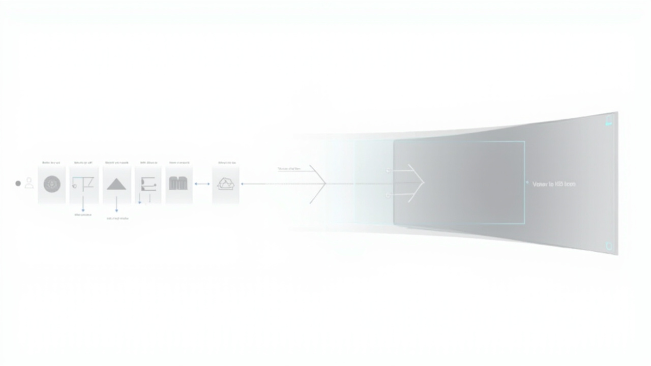 Workflow diagram of content preparation for spatial signage deployment