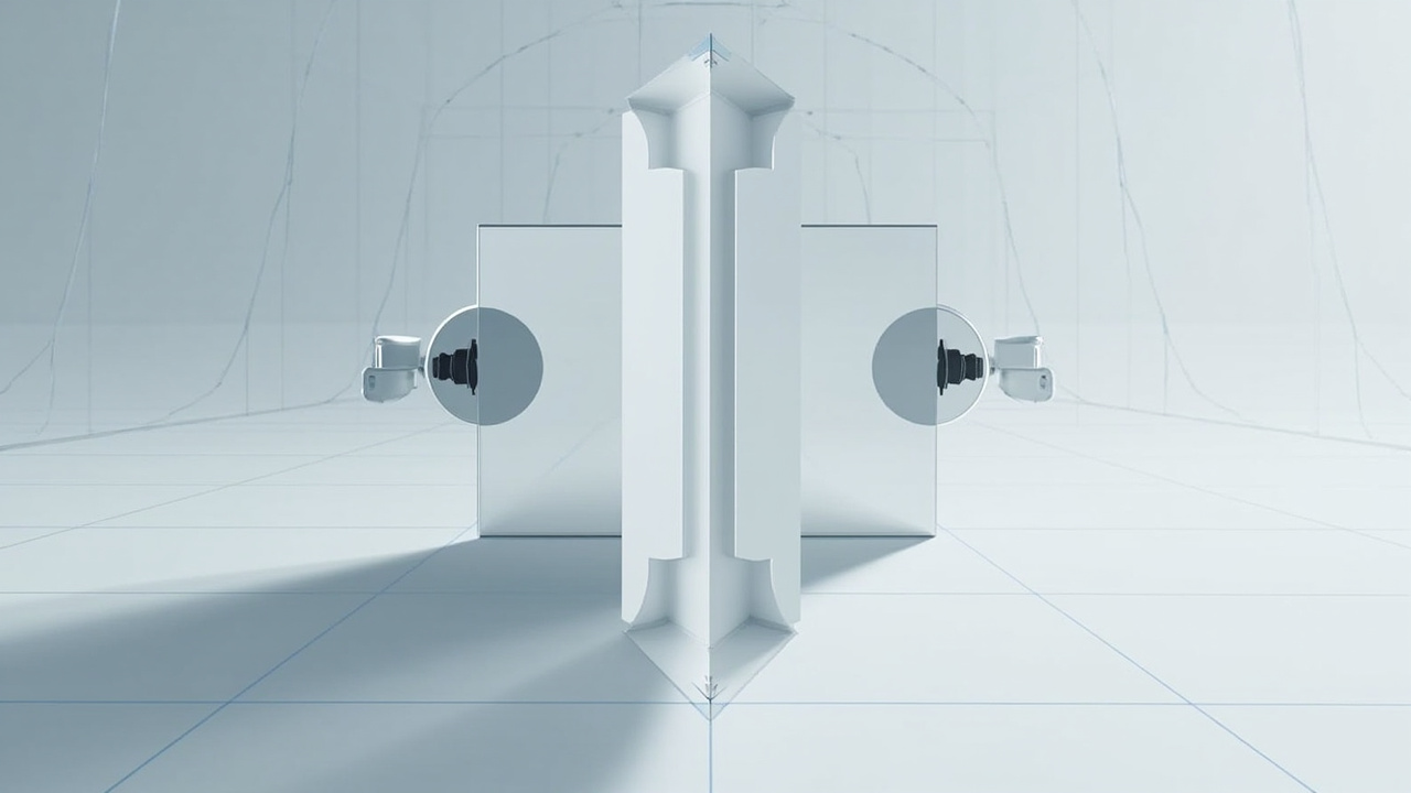 Diagram-style illustration of a stereo camera rig producing left-eye and right-eye views that are packaged into a side-by-side format.